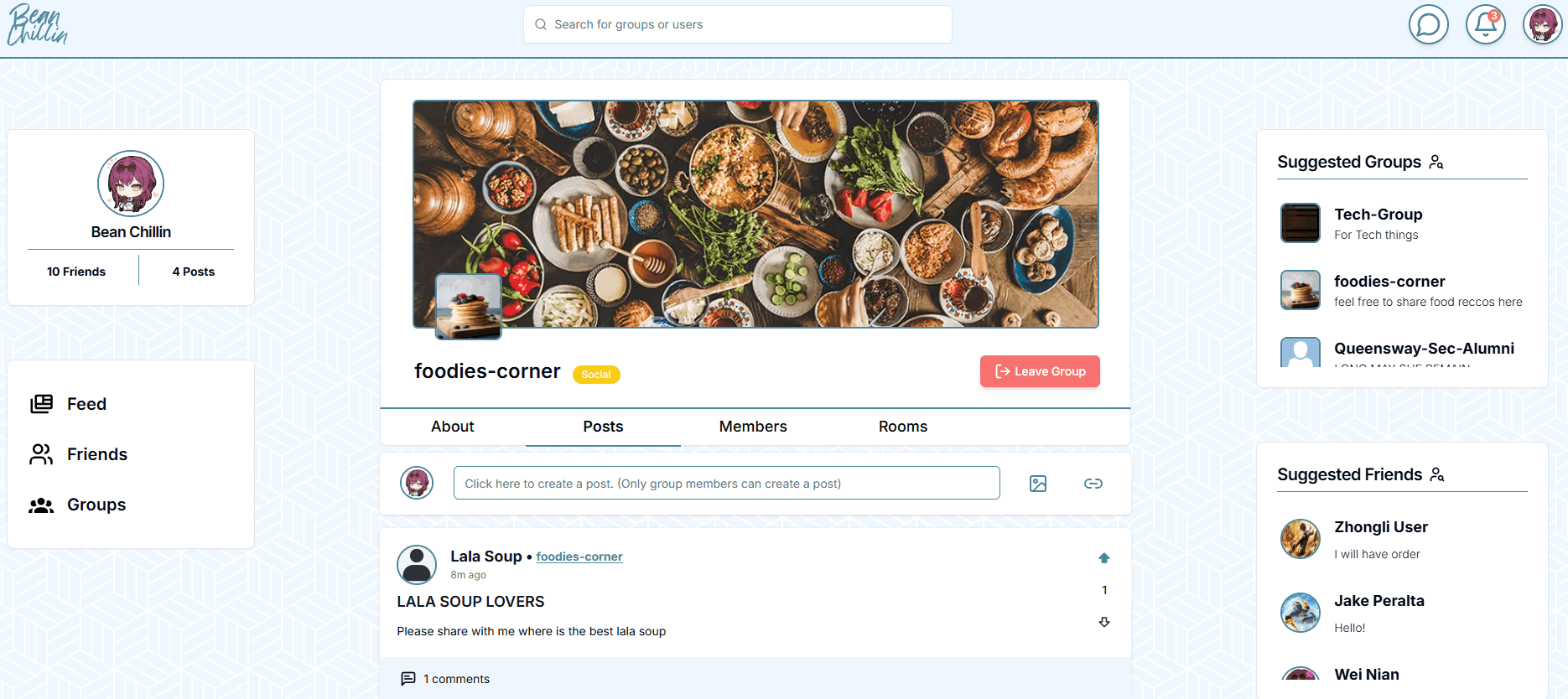 Group Page